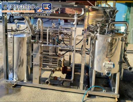 Pasteurizador flash 6.000 litros Serra Inox