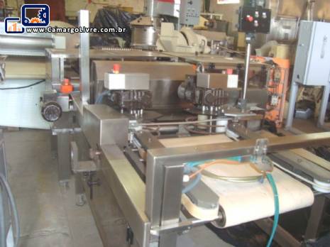 Linha de corte automatica para waffer Haas